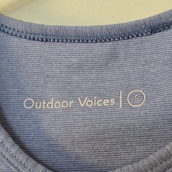 Outdoor Voices Sports Bra Purple High Neck Womens Small - Picture 3 of 6